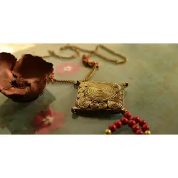 प्रभा ✺ Brass Necklace { 2 }